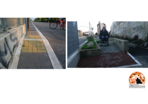 Strada Parco, Carrozzine determinate contro le barriere architettoniche: battaglia non è vinta.