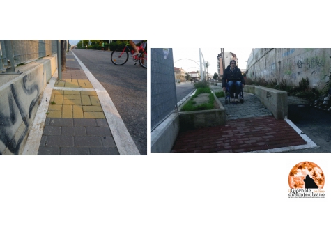 Strada Parco, Carrozzine determinate contro le barriere architettoniche: battaglia non è vinta.