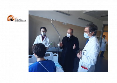 Bruno Forte in visita ai ricoverati in Cardiologia