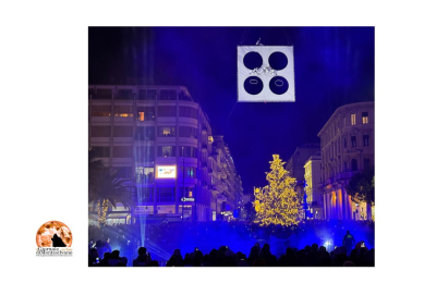 Pescara/Natale. Musica e acrobazie aeree in piazza Salotto