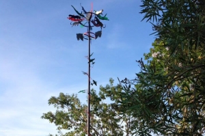 l'opera donata , finanziata da Mario Pieroni e Dora Stiefelmeier fondatori di Zerynthia