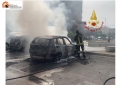 Montesilvano, incendio di due auto in Via Agostinone