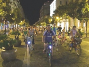 Pescara, la “notte delle biciclette”