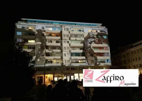 video mapping a Pescara