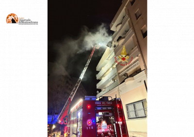 foto dell'incendio