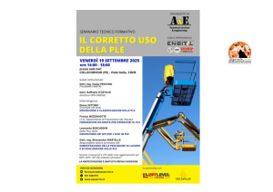 Collecorvino. "Il corretto uso delle Piattaforme di Lavoro Elevabili", seminario tecnico con riconoscimento crediti