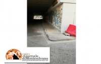 il sottopasso d'uscita della stazione