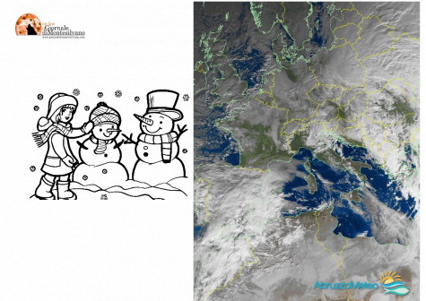 Neve a 600 mt nelle prime ore della mattinata di martedì