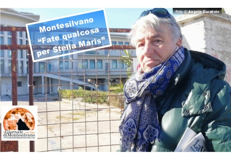 Alfredo Caccamo ogni mattina davanti alla struttura di Architettura Razionalista