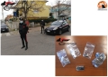 Durante i controlli e la droga requisita