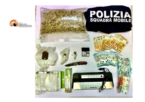 Pescara. Due ragazzi colti a confezionare dosi di droga. Arrestati dalla Polizia.