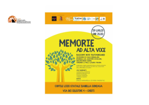 Memorie ad alta voce: Chieti ricorda la strage di via D’Amelio