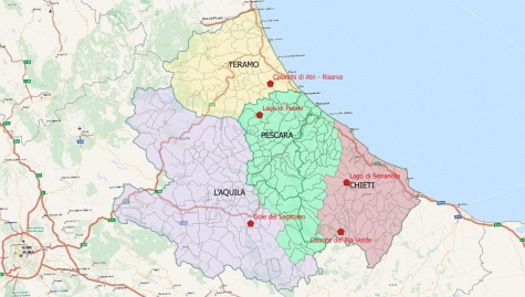 La mappa dei luoghi