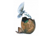 "Pasqua2020- la sorpresa" cartoon di Marco D'Agostino