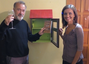 Città Sant'Angelo, inaugurata casetta libri con il poeta Arminio