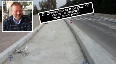 Montesilvano/Bike To coast. “Mostruoso velodromo” Di Giampietro: Non sono mica Nimby.