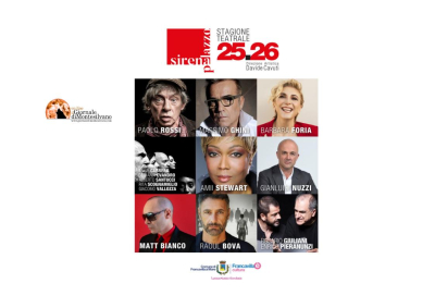 Francavilla/Auditorium Sirena arrivano tanti big, star internazionali, per la “Stagione Teatrale”
