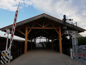 La tettoia del museo