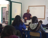 GIanni Iovacchini a lezione per i ragazzi