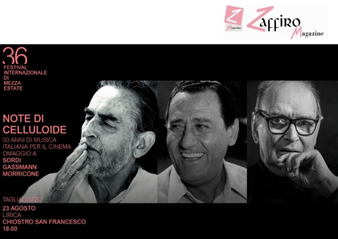 Tagliacozzo, omaggio a Alberto Sordi, Vittorio Gassmann e Ennio Morricone