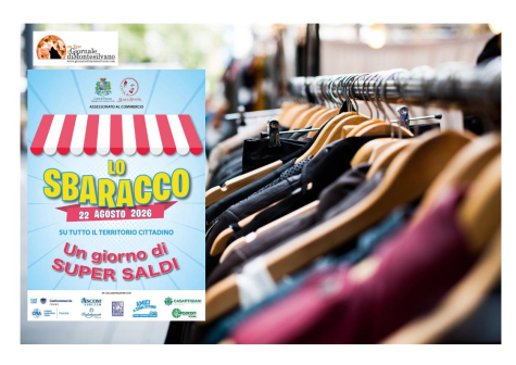 Pescara. Lo Sbaracco, la merce dei negozi esposta in strada con i super saldi
