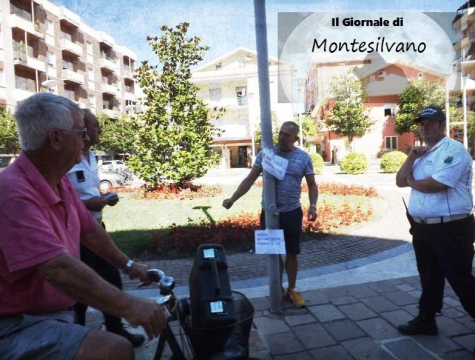 Pomante questa mattina durante la protesta