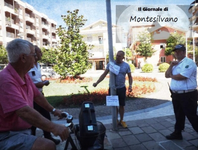 Pomante questa mattina durante la protesta