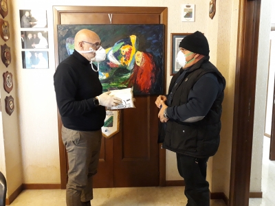 Consegna mascherine