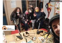 Il cast del programma insieme all'ospite della scorsa puntata Gabriele Di Camillo
