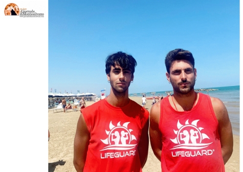 Pescara, bimbo salvato da bagnini, rischiava l'annegamento.