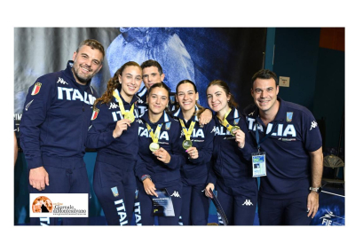 Scherma: l’Abruzzo applaude Manuela Spica, è bronzo agli Europei con la sciabola femminile azzurra