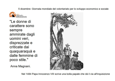 5 Dicembre: Streghe, Triangolo delle Bermude e la Brigata Majella