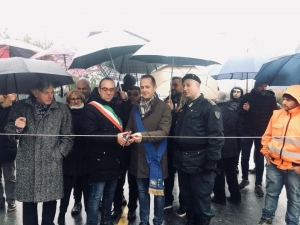 Montesilvano, inaugurata la lungofiume. Di Marco annuncia: fra due mesi il ponte