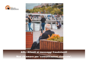 Pescara Cup. ASL mette in guardia: attenti ai messaggi fraudolenti! Non chiamare per 'comunicazioni riservate'.