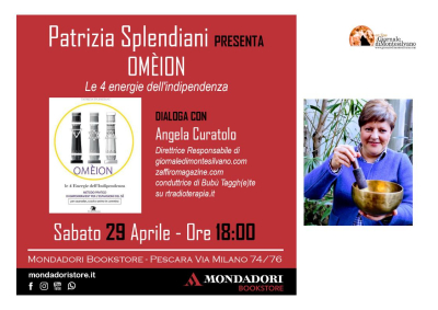 Omeion, le 4 energie dell'indipendenza, di Patrizia Splendiani alla Mondadori di Pescara