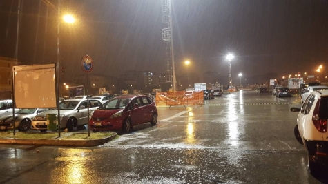 Pescara. Illuminata a giorno l'area di risulta.