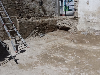 Moscufo: rinvenuto muro tardo medievale all'ex frantoio