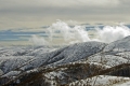 Abruzzo. Nevica al di sopra dei 600metri di altezza.
