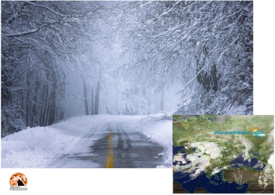 Week end con la neve anche sulla costa con i "trenini nevosi".