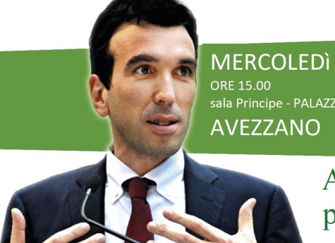 Politiche. Il ministro Martina ad Avezzano.