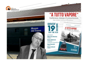 Montesilvano, 100 anni di locomotiva a vapore, presentazione del libro di Renzo Gallerati e Dario Recubini