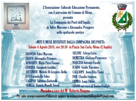 Ofena, miti e muse con la compagnia dei poeti