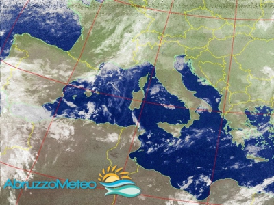 In arrivo di un nuovo sistema nuvoloso di origine atlantica