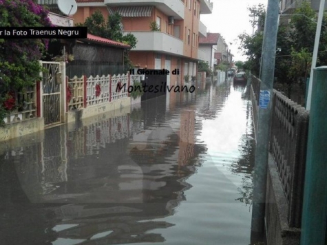 Via Liguria oggi dopo il temporale