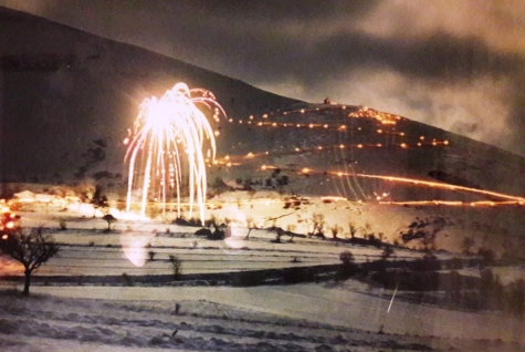 Aielli, fiaccolata della pace per i terremotati