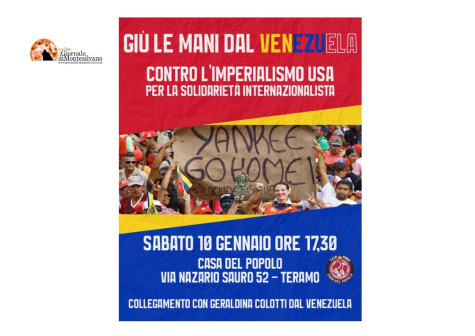 "Giù le mani dal Venezuela", collegamento con Geraldina Collotti da Caracas