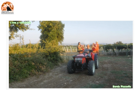 L'uva a cazzarelle, è tempo di vendemmia con Banda Piazzola.