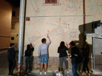 Aielli/Murales. Ragazzi imprimono le suggestioni durante il lockdown