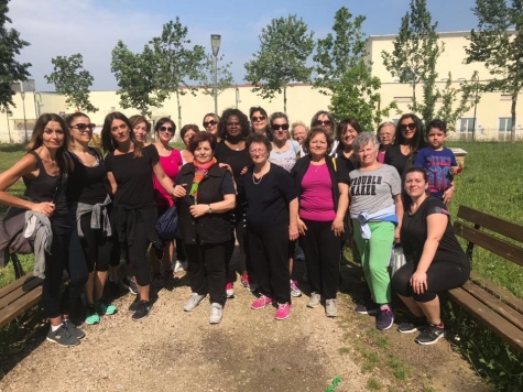 Zarina Del Papa con il gruppo aperto che vuole coinvolgere tutta la città