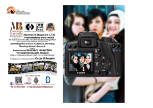 Fotoclub Chieti: corsi e grandi masterclass nel 39° anno al via.